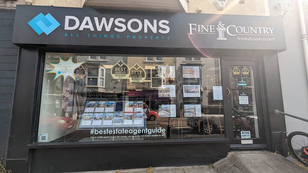 Outside of Mumbles Sales, Lettings, Fine and Country branch