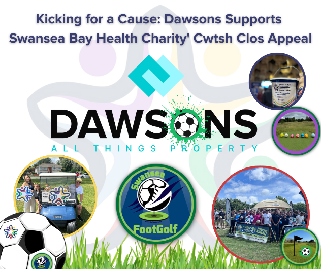 Kicking for a Cause:Dawsons Supports Swansea Bay Health Charity' Cwtsh Clos Appeal